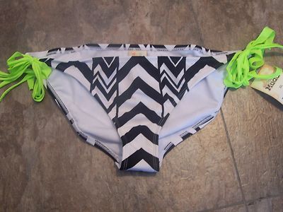 NWT $28 MUDD Scoop Bottoms Womens Juniors Swim Suit Bikini Size XL New