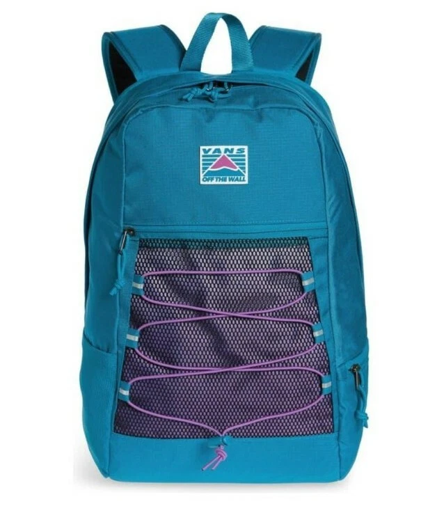 Vans Snag Plus Off The Backpack Laptop Case Aqua Bungee Cord Ship | eBay