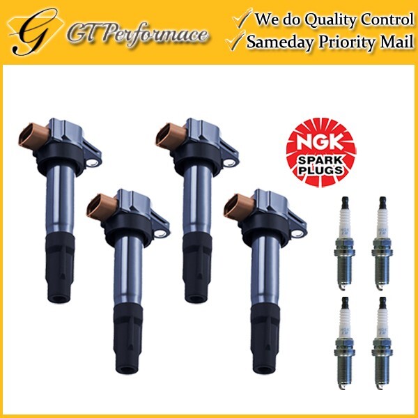 Quality Ignition Coil  NGK Spark Plug 4PCS Set for Suzuki Grand Vitara/ Kizashi
