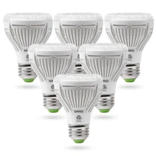 6 pcs LED Grow Light Bulb 10W Veg Bloom Plant Indoor Sunlike E26 Full Spectrum