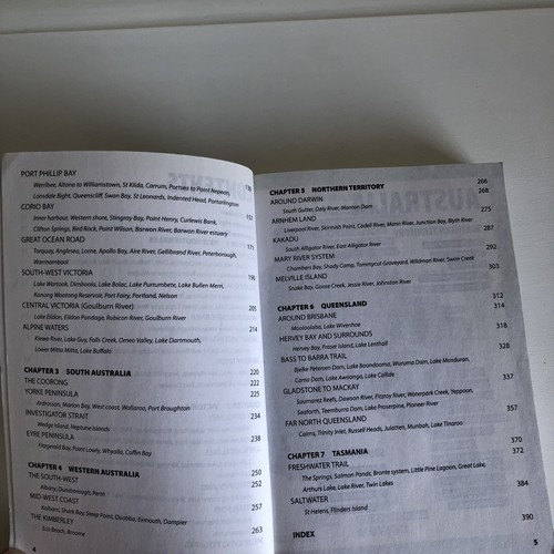 1000 Great Places to Fish in Australia - Steve Cooper Paperback Book 2009 1st Ed - Foto 8 di 8