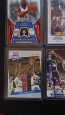 Topps Upper Deck NBA NFL Card Lot 8 Cards Jordan Iverson Montana