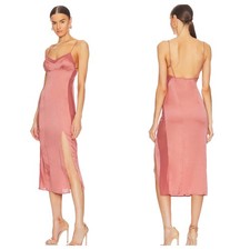 NEW Free People CIty Cool Midi Slip In Canyon Clay Open Back Sleeveless Small