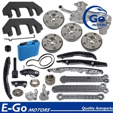Timing Chain Kit VVT Water Pump Tool Fit Ford F-150 Fusion Edge Lariat Sport 2.7