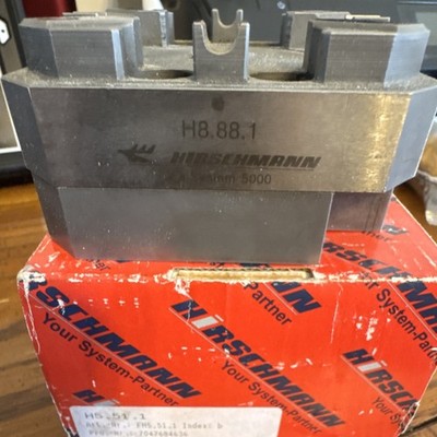 Hirschmann EDM Block H8.88.1 System 5000 Fixture Art-Nr FHS.51.1 Made in Germany