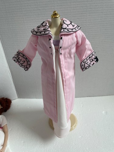 OOAK HANDMADE TITANIC Sinking Ship ROSE DOLL PINK COAT for 15-16" Vinyl Doll #S7