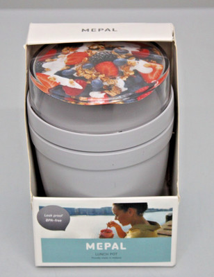 Mepal Lunchpot Ellipse Limited Edition Cool Grey Müslibecher 500 + 200 ml NEU