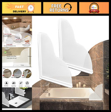 Waterproof Shower Splash Guard Kit - Large Self-Adhesive Corner Guards, 2 Pack
