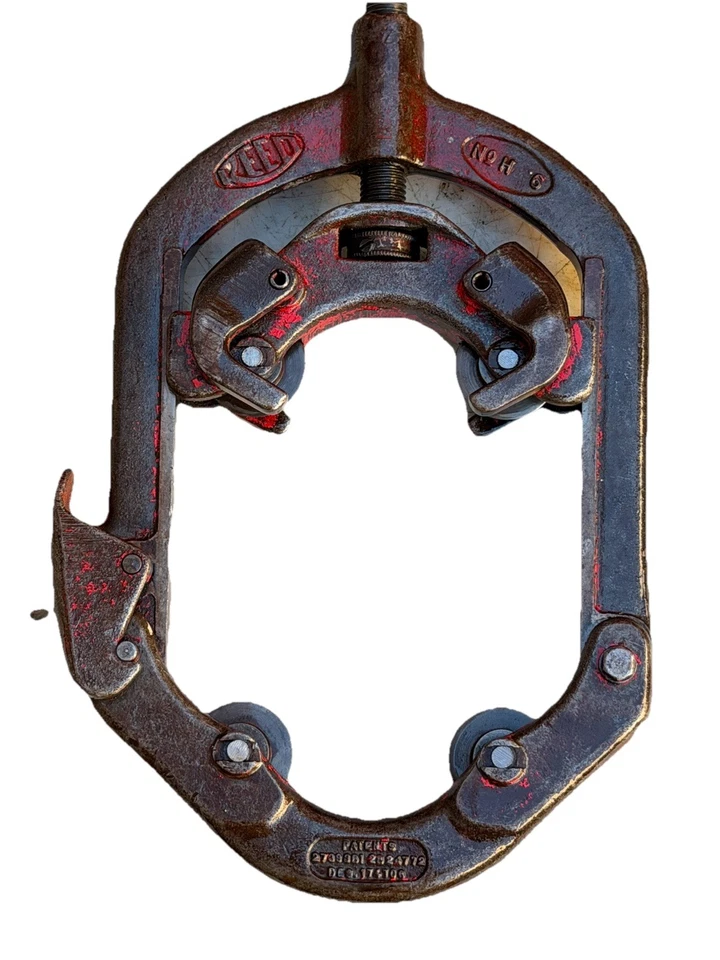 REED Tools USA H6 Hinged Pipe Cutter, 4-6” Pipe Capacity Heavy Steel #14 - Image 2 of 4