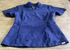 FIGS Inala Slim Scrub Top for Women Color Navy Blue Size Medium Two Hip Pockets!