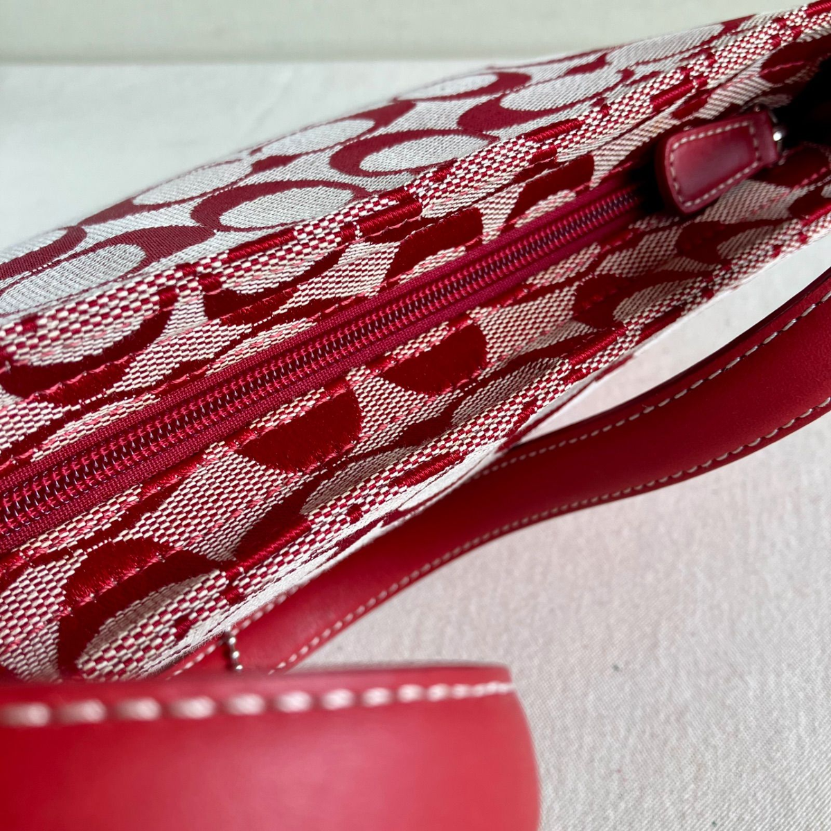 Coach Handbag Accessory Pouch　y2k red Coach Handbag Accessory Pouch y2k red Coach Handbag Accessory