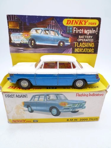 VINTAGE DINKY TOYS 157 BMW 2000 TILUX IN ORIGINAL BOX 1968