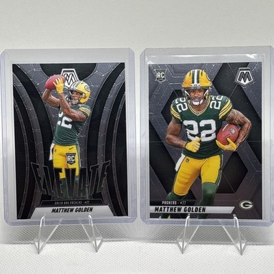 2025 Panini Mosaic - Matthew Golden Elevate Rookie #3 (RC) and Base RC 