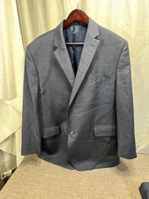 Giorgio Armani Collezioni 44 Gray WOOL Silk Sport Coat Blazer Jacket Italy READ