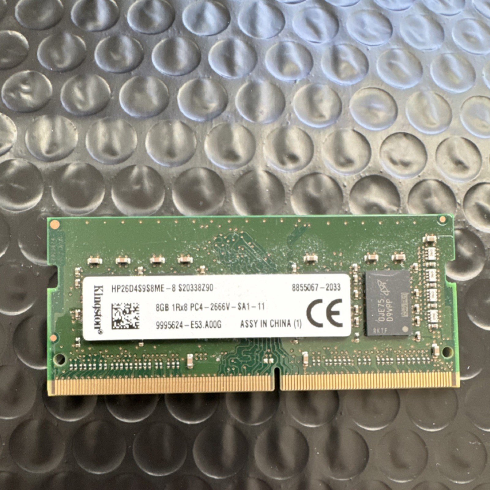 Kingston DDR4 SO-DIMM 8GB PC4-2666V 260-Pin RAM HP26D4S9S8ME-8