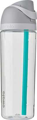#ad Freesip Clear Tritan Plastic Water Bottle with Straw Bpa Free Sports Water Bott $27.07