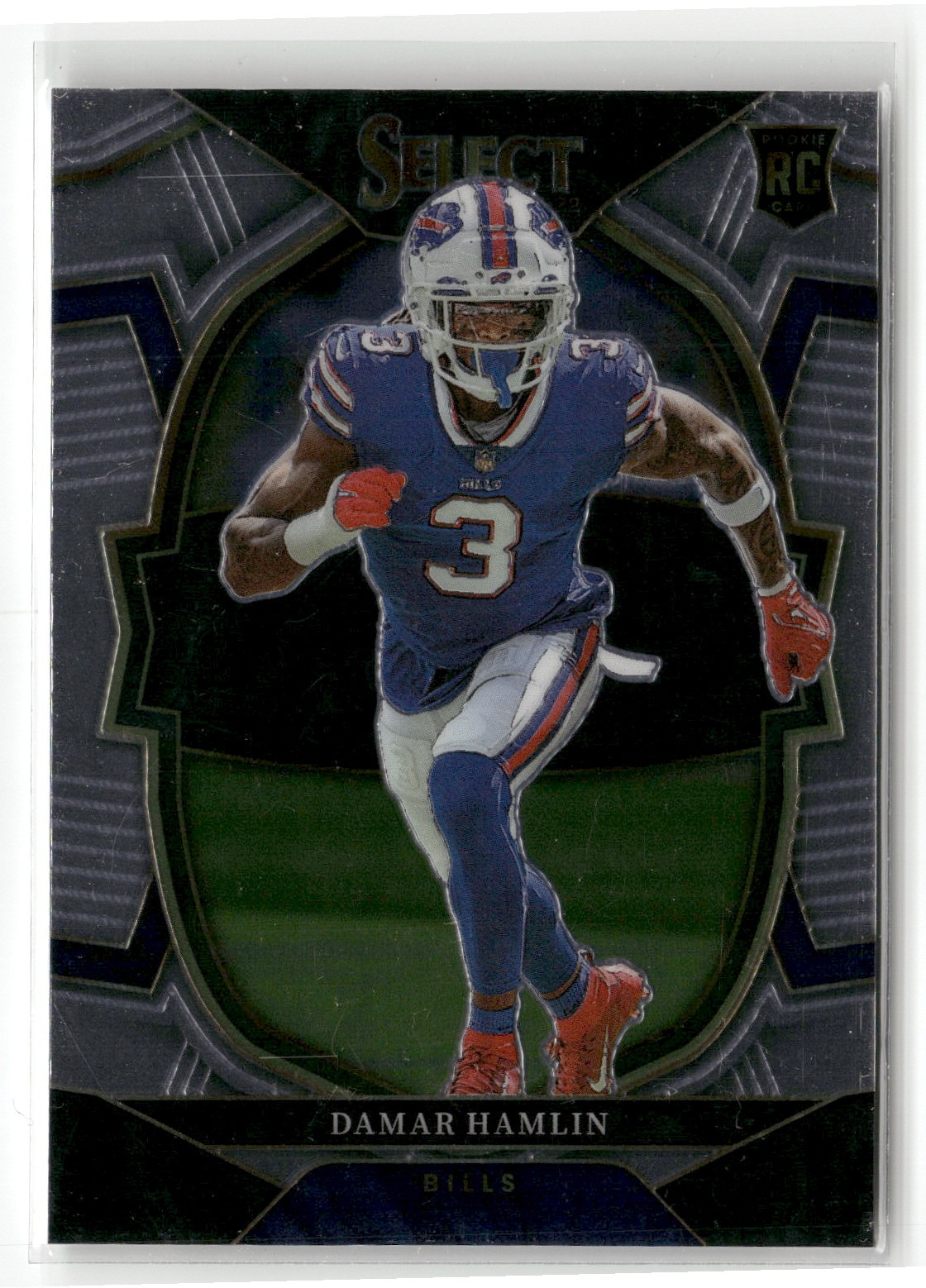 2022 Panini Select #100 Damar Hamlin RC Buffalo Bills