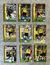 9 Panini Fußball 1995 Karten – Borussia Dortmund BVB u.a. M. Sammer, M. Zorc