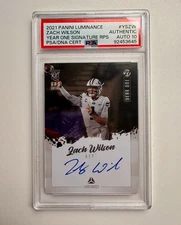 2021 Luminance ZACH WILSON Year One Signatures RPS #YSZW Auto 10