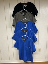  5 Men  s Large Carhartt Classic Fit Scrubs 5 Pack