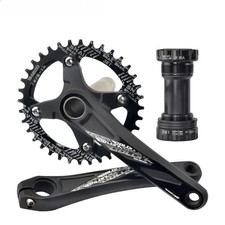  104BCD MTB guarnitura montagna 165 170 175 mm pedivella 32T-38T corona tonda/ovale