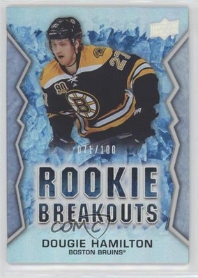 2013-14 Upper Deck Rookie Breakouts 71/100 Dougie Hamilton #RB2 RC v6h