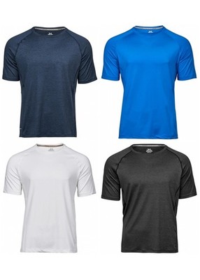 Tee Jays Herren Funktionsshirt Sport Fitness Gym cool dry Tee Top Oberteil Kurza