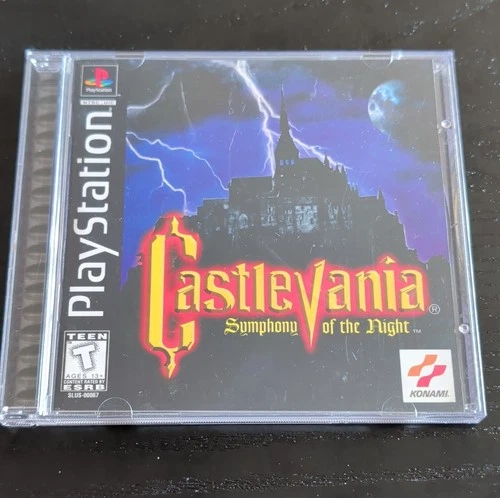 Castlevania: Symphony of the Night Black Label  PlayStation 1  Manual Included