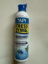 API Stress Zyme 8oz Sludge Cleaner Marine Freshwater Aquariums Broken Lid