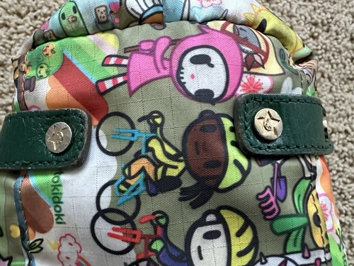 Tokidoki LeSportsac Crossbody Bag Eco Mondo Save The Planet Save Whales Rare - Picture 17 of 21
