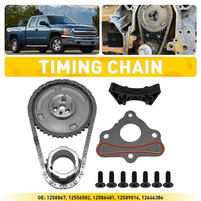 Fits GM 4.8 5.3 5.7 6.0 LS1 LS2 LS3 LS6 L99 LS4 LS9 LSA LQ4 Timing Chain Set