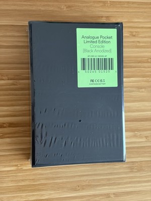 Analogue Pocket Black Anodized Aluminium Limited Edition FPGA GameBoy Handheld