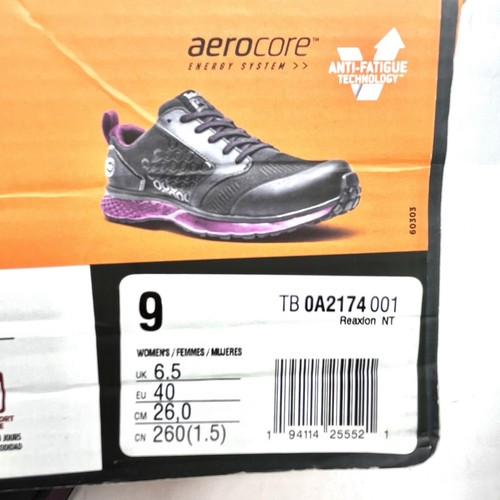 Timberland PRO Reaxion Composite Safety Toe Work Shoes, Black/Purple Women's 9 M - Picture 8 of 8