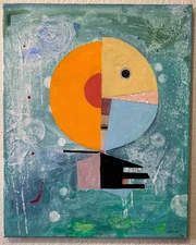 Orginal Abstract one of a kind Lindauer Acrylic on Canvas