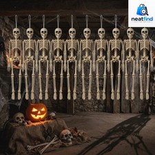 Hanging Small Skeletons for Halloween Decorations: 10PCS 16Inches