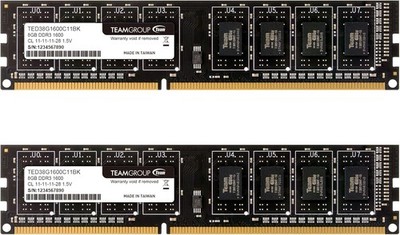 TEAMGROUP Elite DDR3 16GB Kit (2x8GB) 1600MHz (2x8GB), Dual