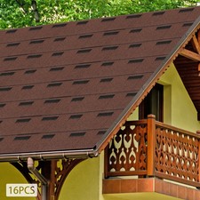 16 Pack Roofing Shingles Asphalt Shingles Roof Tile Sheds 5.3mm USA 16 Pack Roofing Shingles Asphalt Shingles Roof Tile Sheds 5.3mm USA - Image 1