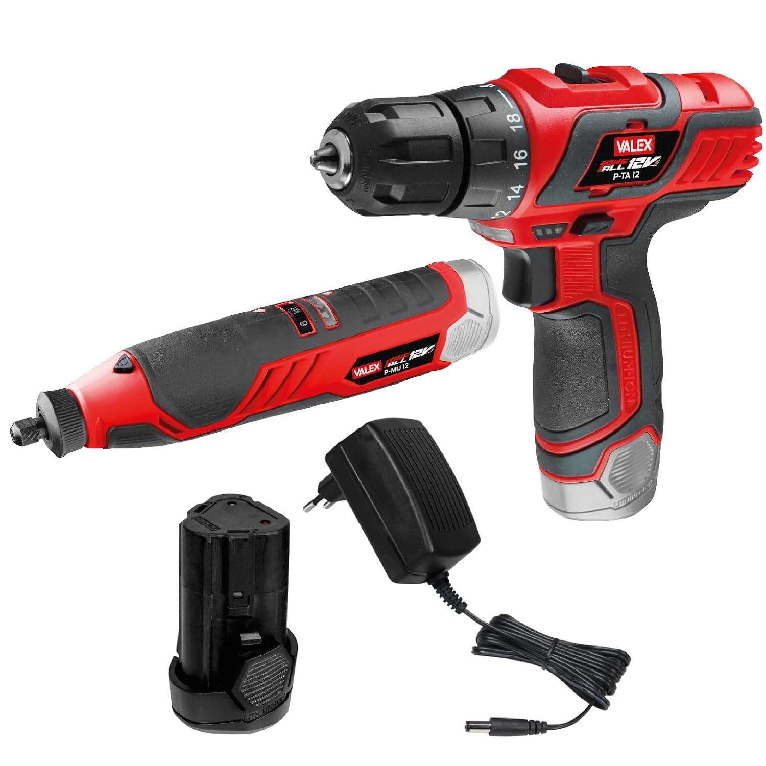 Kit 2 in 1: Trapano Avvitatore e Multiutensile 12V a Batteria