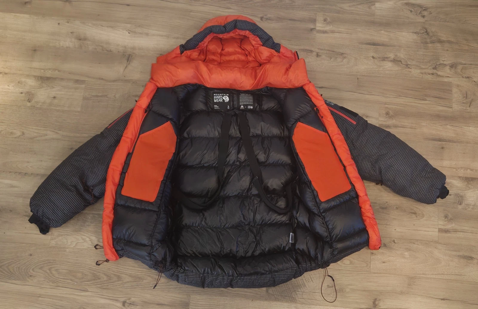 Mountain Hardwear Absolute Zero Down Parka - Men's State Orange, Large - product detail image 3