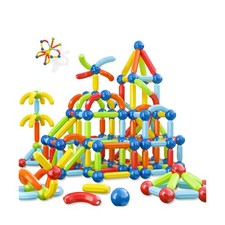 Toddler Magnetic Blocks Building Toys, Kids Montessori Toys for 3 4... Fast Ship