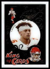 2021 Panini Illusions King of Cards Patrick Mahomes II Kansas City Chiefs #KC-1