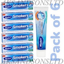 Wisdom Anti-Stain whitening formula Smokers 50ml- x6 43.30 per litre