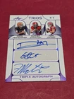 DREW MESTEMAKER GUNNER STOCKTON JOHN MATEER TRIOS AUTO 4/6 2026 LEAF TRINITY