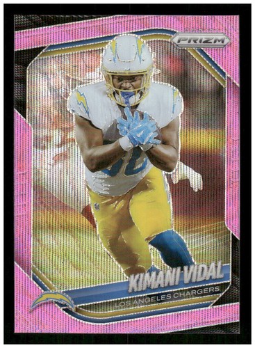 2025 Panini Prizm #134 Kimani Vidal Pink Wave