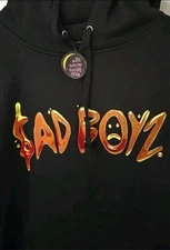 Anti Social Social Club x Sad Boyz Honey Hoodie Black Size (XL) New