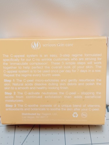 Serious Skincare Vitamin C Appeal Micro-Peel 3 Step Peel Activate Soothe Sealed - Picture 10 of 11