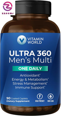 Ultra 360 Multivitamin for Men One Daily, Men'S Multivitamin with Minerals, Herb