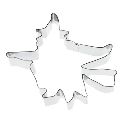 Emporte-Pièce Biscuits Sorcière Volante Ou Befana Avec Balai En Acier - PADERNO - Photo 1/4