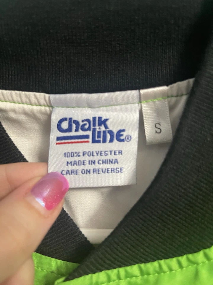 Macho Man Randy Savage Satin Jacket WWE Wrestling Chalk Line, Small - Image 3 of 4