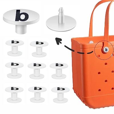 8 Pcs Replacement Rivets for Beach Bags Handles Repair Rubber Tote Bag ...